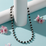 Karungali Silver Cap Mala - Lab Certified