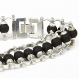 Silver Plated Karungali Bracelet