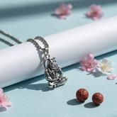 100% Silver Plated Hanuman Locket With Chain