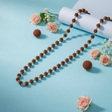 18K Gold Plated 5 Mukhi Rudraksha Mala