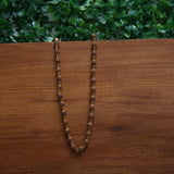 18K Gold Plated 5 Mukhi Rudraksha Mala