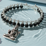 Silver Plated Karungali Bracelet